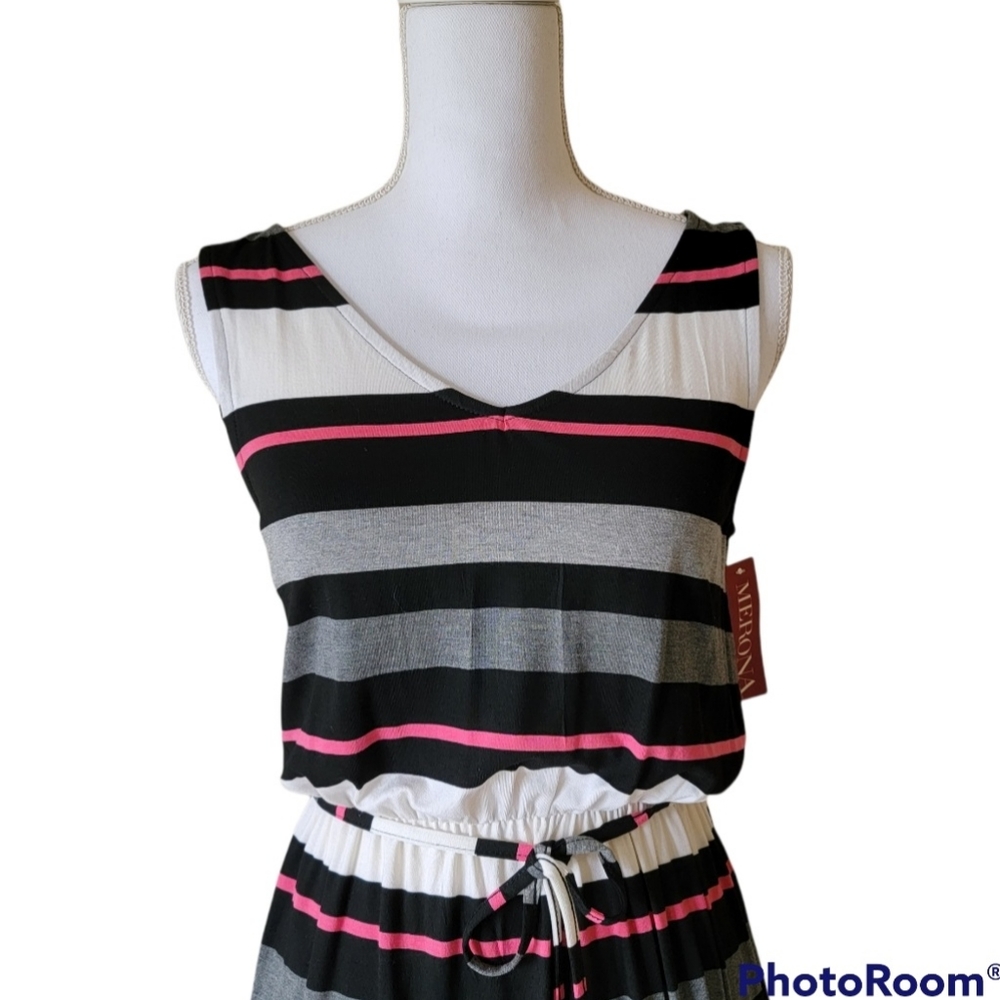 Striped Sleeveless Sundress - Small NWT - Picture 2 of 11